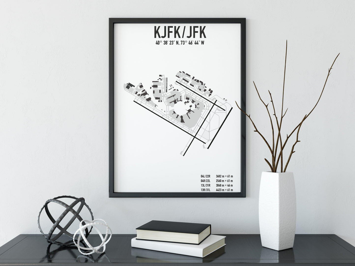 JFK New York Airport Poster