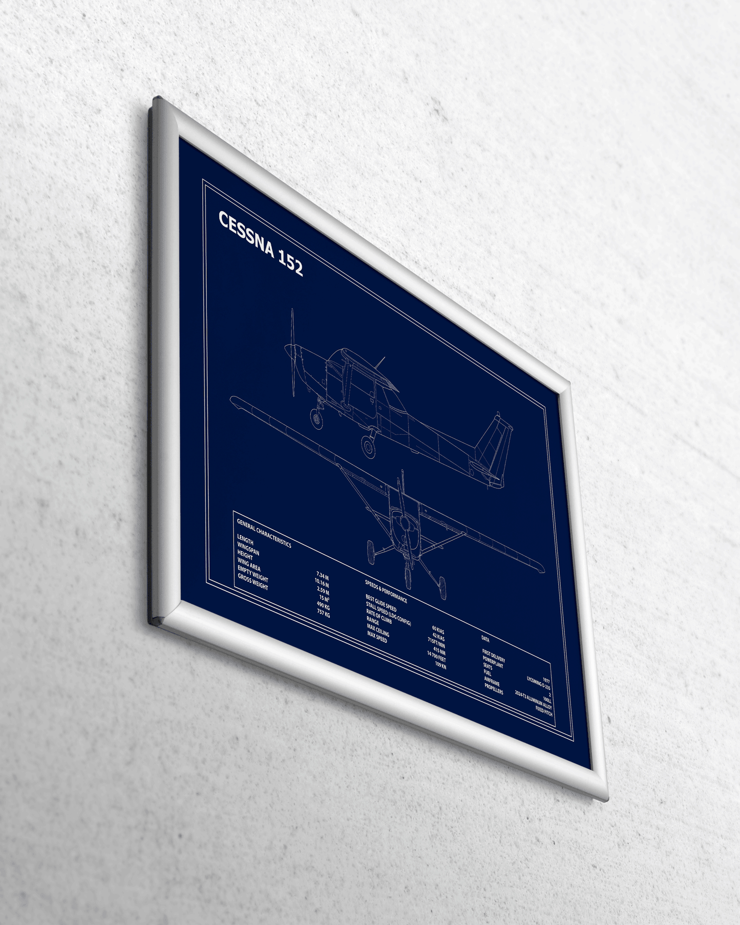 CESSNA 152 BLUEPRINT - Aeroprints Shop
