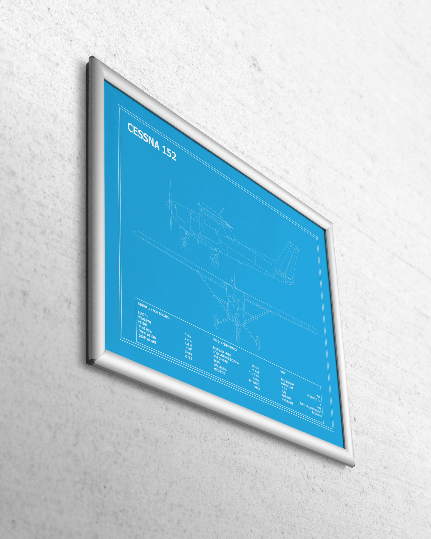 CESSNA 152 BLUEPRINT - Aeroprints Shop
