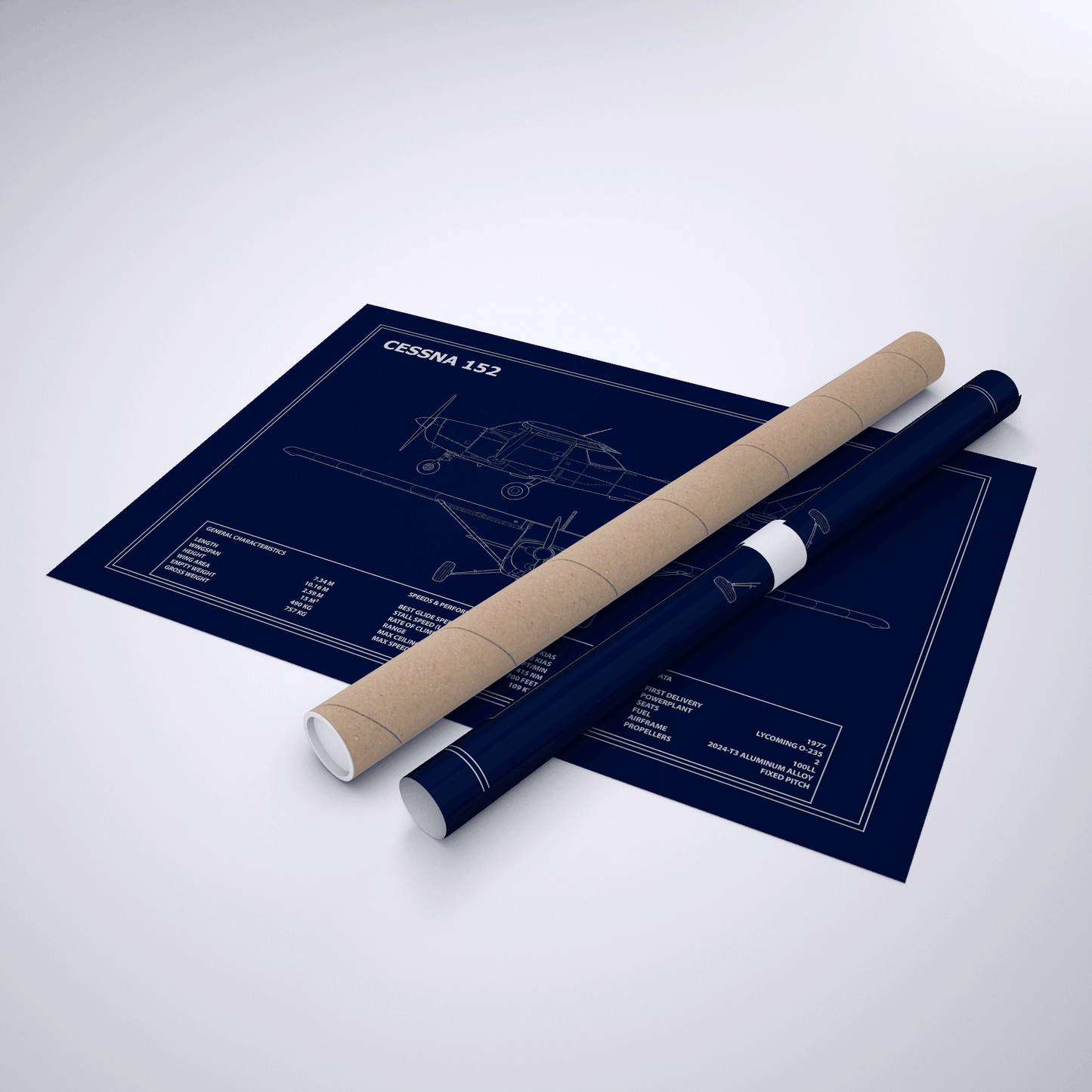 CESSNA 152 BLUEPRINT - Aeroprints Shop