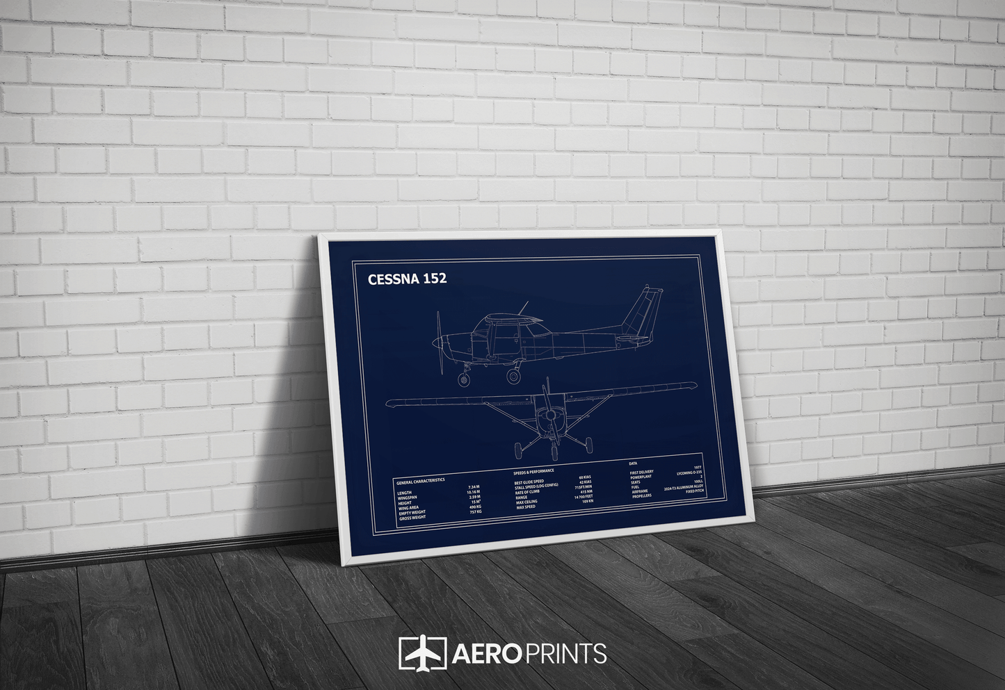 CESSNA 152 BLUEPRINT - Aeroprints Shop