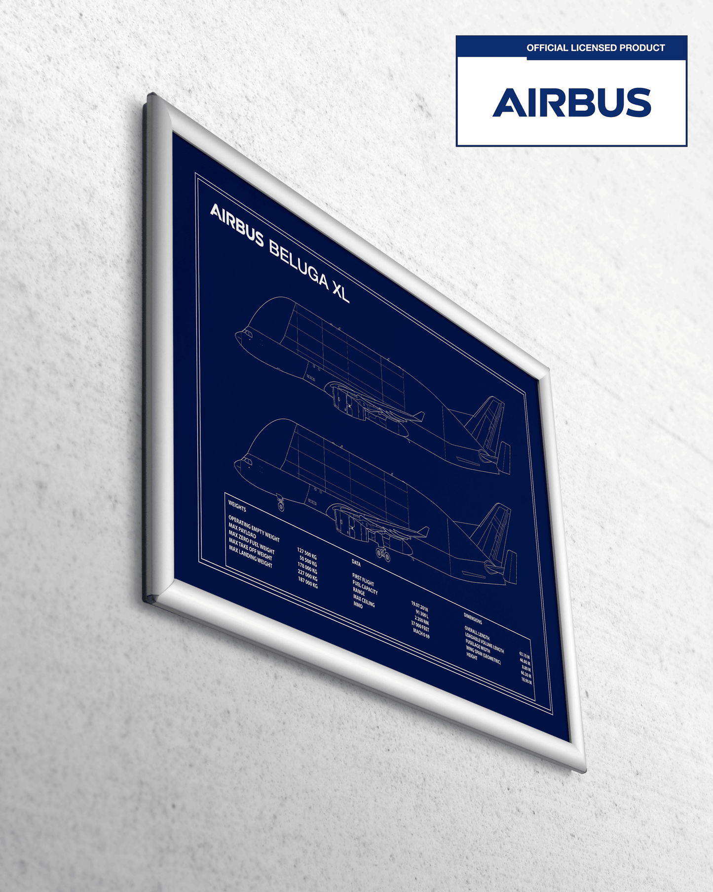 AIRBUS BELUGA XL BLUEPRINT - Aeroprints Shop